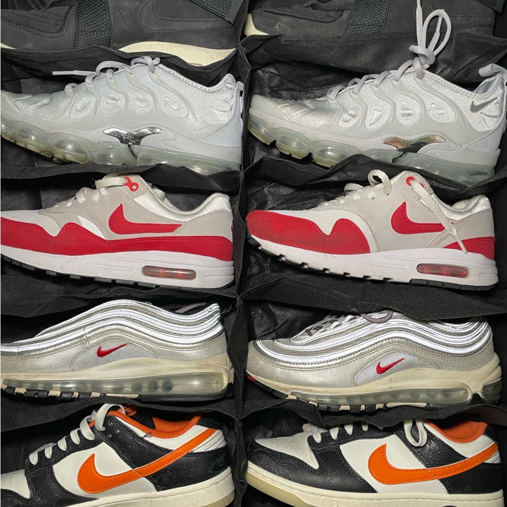 Vapor Max, Air Max, Dunk Low, Silver Bullet